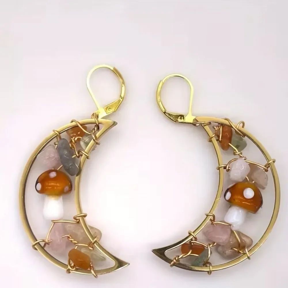 Mushroom Earrings N1910
